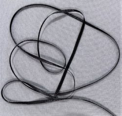 Banda satinata neagra