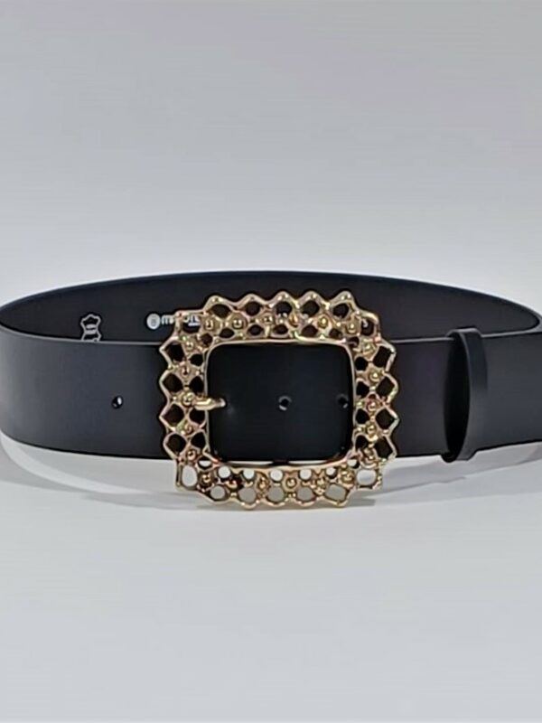 Curea piele neagra 5cm