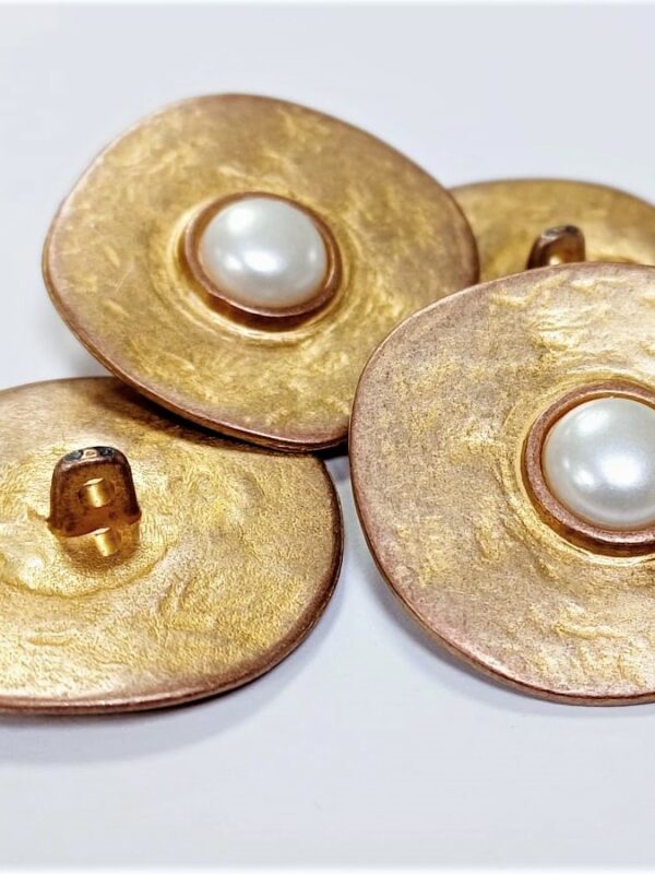 Nasturi metalici cupru-auriu 3.4cm