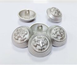 Nasturi metalici cu picior argintiu mat 2.2cm